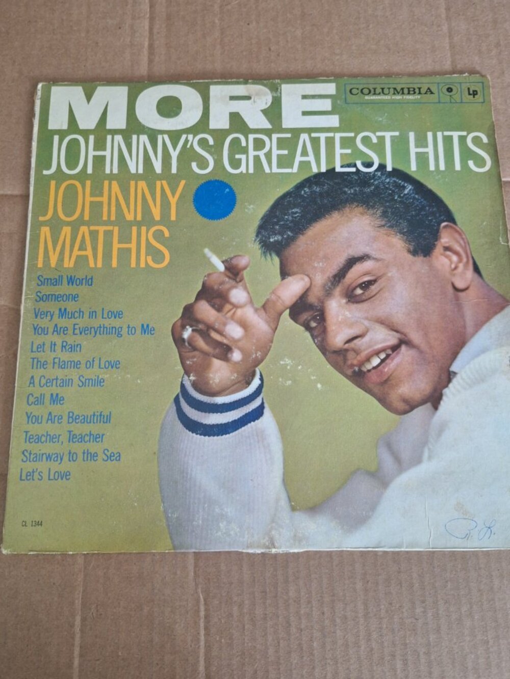 Johnny Mathis More Johnny's greatest hits lp record